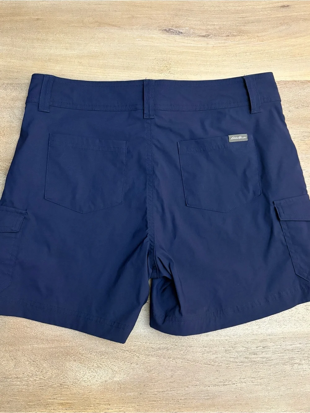 Eddie Bauer Navy Blue Cargo Hiking Shorts Size 6